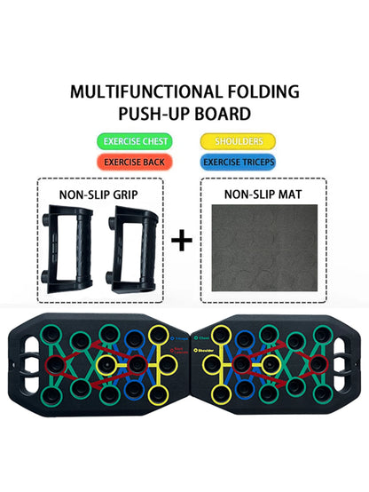 Push Up Multi-Function Adjustable Board, Professional Home Workout Gym Equipment